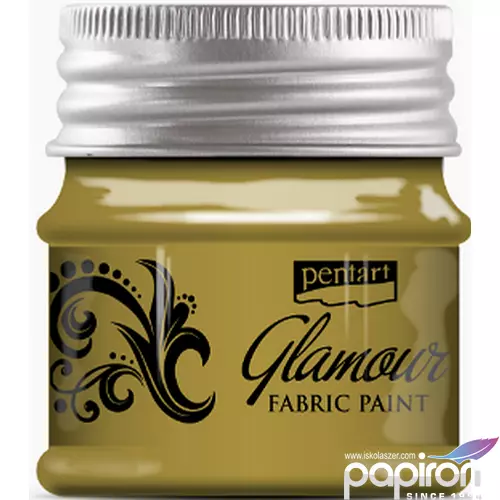 Textilfesték glamour 50ml Pentart 50ml arany