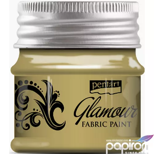 Textilfesték glamour 50ml Pentart 50ml pezsgő