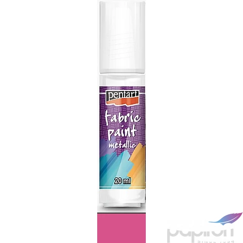 Textilfesték metál 20ml Pentart pink