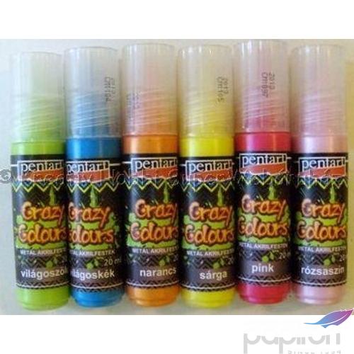 Textilfesték metál 20ml Pentart világoskék 5584