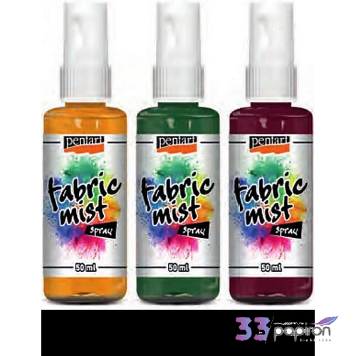 Textilfesték spray 50ml Pentart fekete