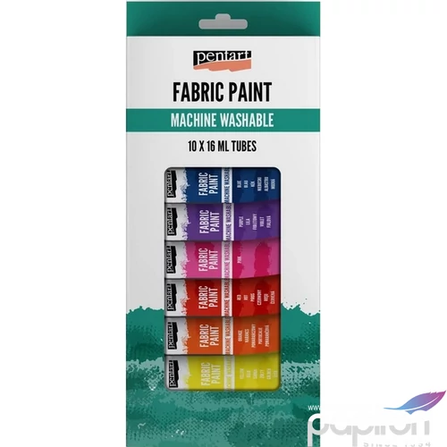 Textilfesték szett 10 x 16 ml tubusos 