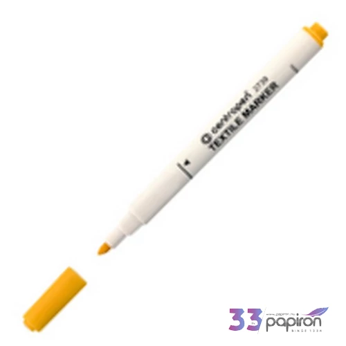 Textilmarker Centropen 2739 sárga textilfilc marker, filctoll