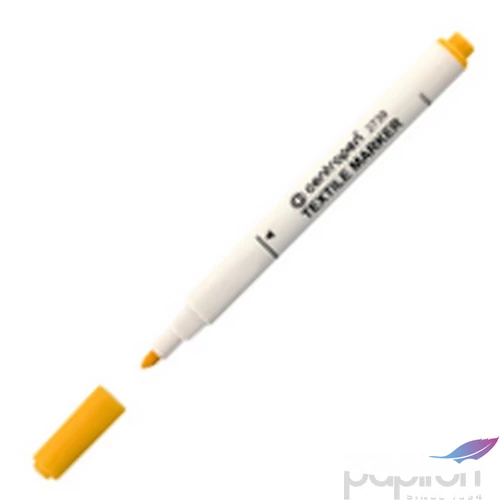 Textilmarker Centropen 2739 sárga textilfilc marker, filctoll