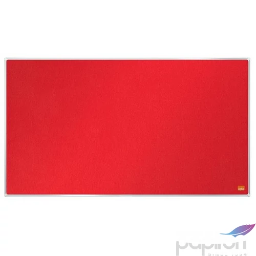 Textiltábla széles képarány 40 /89x50cm alumínium keret NOBO ImpressionPro piros