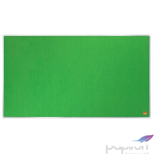 Textiltábla széles képarány 40 /89x50cm alumínium keret NOBO Impression Pro zöld