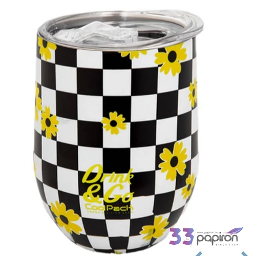 Thermo pohár Chess flow sakk) 350ml ,