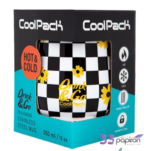 Thermo pohár Chess flow sakk) 350ml ,