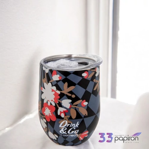 Thermo pohár Venice virág) 350ml ,