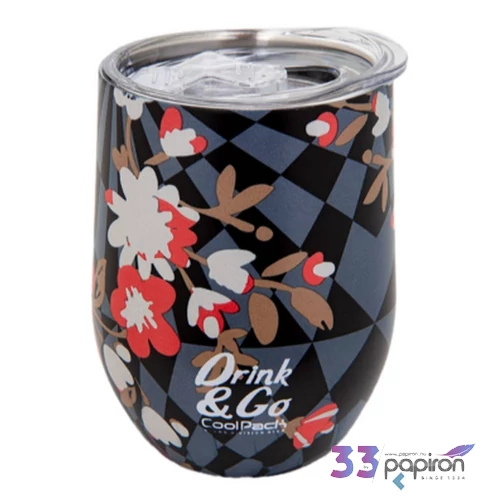 Thermo pohár Venice virág) 350ml ,