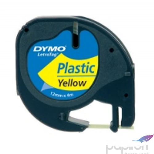 Feliratozó szalag Dymo 12x4m DYMO S0721570 sárga-fekete Feliratozógéphez szalagok