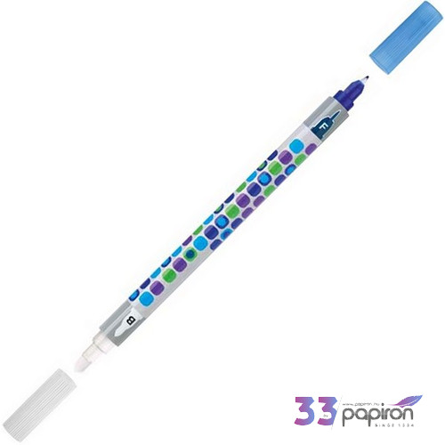 Faber-Castell tintaradír 2végű - F kék tinta + B tintaradír ink eraser correction tip 185560