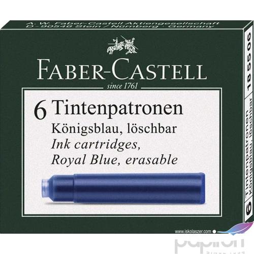 Faber-Castell tintapatron 6db Standard kék Ink cartridge 185506