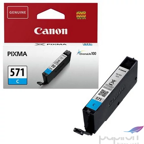 Tintapatron Canon CLI-571C színes, kék, 7ml Pixma MG5750,6850,7750 géphez