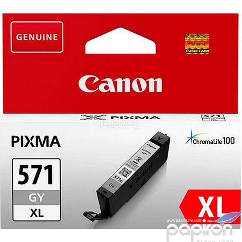 Tintapatron Canon CLI-571GXL színes, szürke, 11ml Pixma MG5750,6850,7750 géphez
