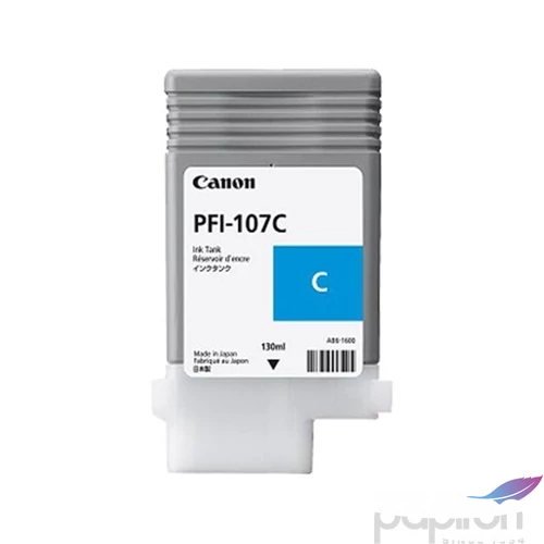 Tintapatron Canon PFI-107C színes, kék, 130ml iPF780,770 géphez