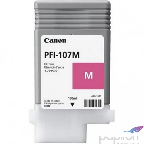 Tintapatron Canon PFI-107M színes, vörös, 130ml iPF780,770 géphez
