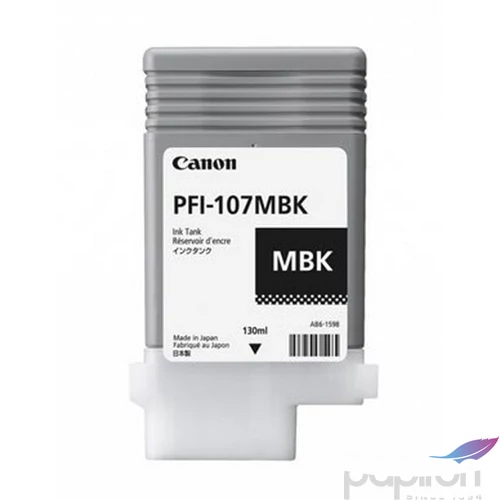 Tintapatron Canon PFI-107MB fekete, 130ml iPF780,770 géphez