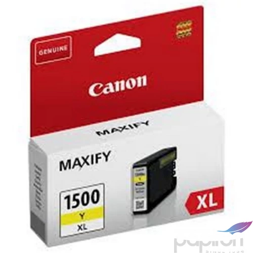 Tintapatron Canon PGI-1500YXL színes, sárga, 12ml Maxify MB2350 géphez