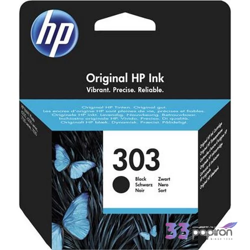 Tintapatron HP 303 fekete T6N02AE