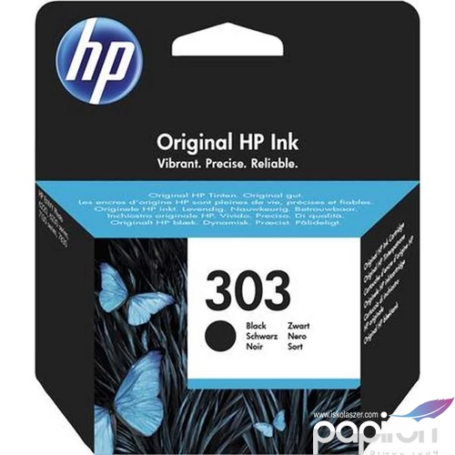 Tintapatron HP 303 fekete T6N02AE 