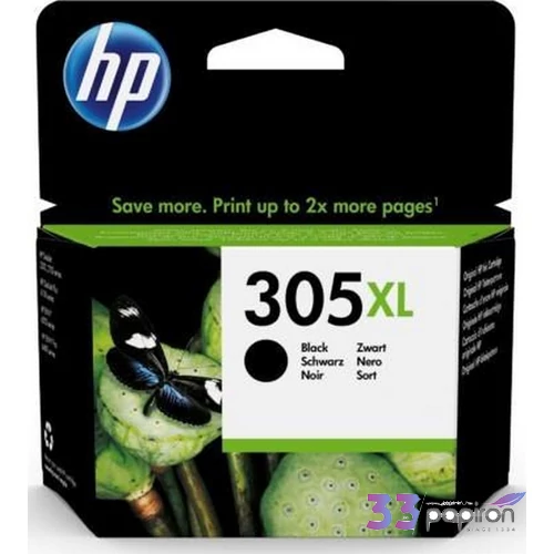 Tintapatron HP 305XL fekete, 240 oldal Deskjet 2320,2710, 4120 nyomtatókhoz