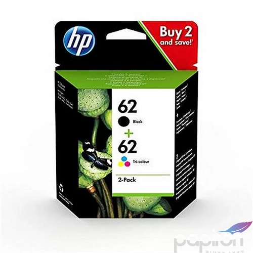 Tintapatron HP 62 multipack ENVY 5640 7640 5740 nyomtatókhoz fekete+színes 4+4,5ml