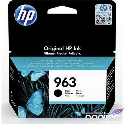 Tintapatron HP 963 OfficeJet Pro 9010,9020 nyomtatókhoz fekete, 1000 oldal