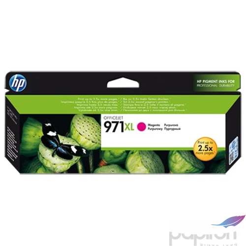 Tintapatron HP CN627AE színes, 971xl magenta, 6, 6k OfficeJet Pro X 451,476,551,576 géphez