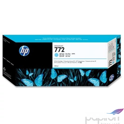 Tintapatron HP CN632A színes, 772 világos kék, 300ml DesignJet Z5200 géphez
