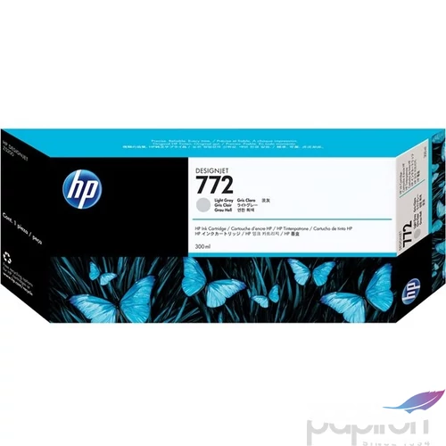 Tintapatron HP CN634A színes, 772 világos szürke, 300ml DesignJet Z5200 géphez
