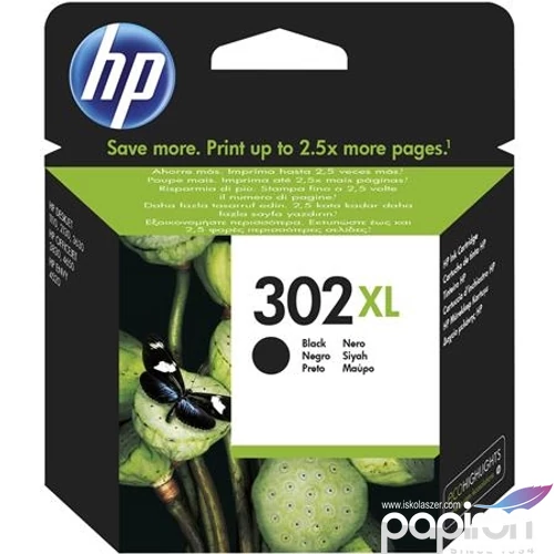 Tintapatron HP F6U68AE fekete 302XL, 8,5ml DeskJet 2130 géphez