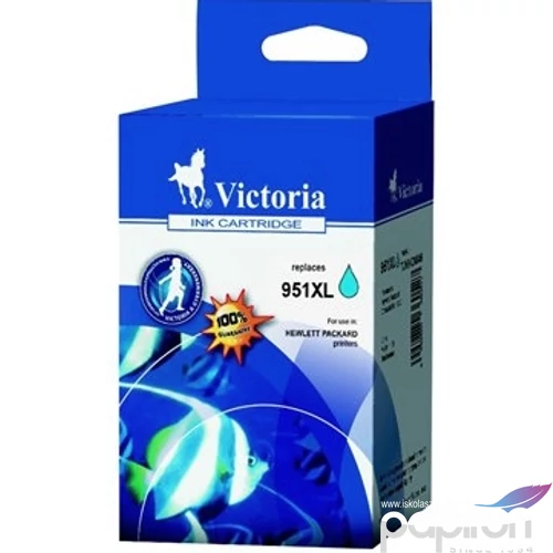 Tintapatron Victoria 951xl színes, kék, 20ml OfficeJet Pro 8100 géphez