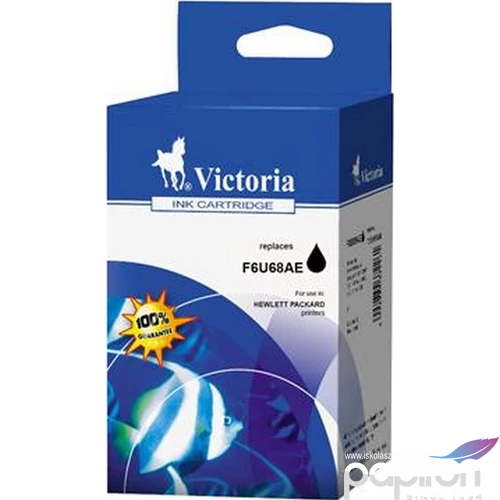 Tintapatron Victoria F6U68AE fekete, 9ml DeskJet 1110, 2130,3630