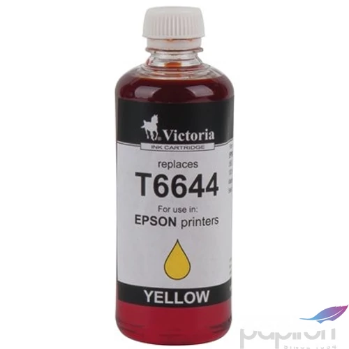 Tintapatron Victoria T6644 sárga, 100ml L100, 200mfp géphez