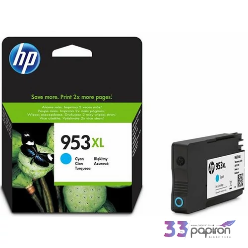 Tintapatron HP 953 XL Cyan Office Jet Pro 8210,8700-as sorozath 1,6k,kék