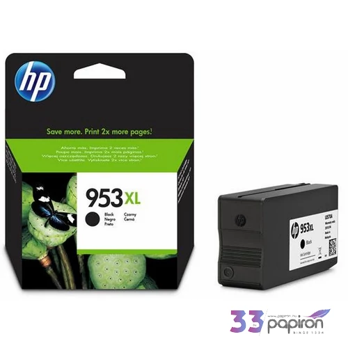 Tintapatron HP 953 XL Black Office Jet Pro 8210,8700-as sorozathoz 1,6k,fekete