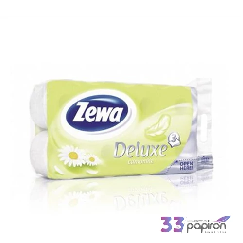 Toalettpapír Zewa Deluxe kamillás, 8tek/csom 3 rétegű