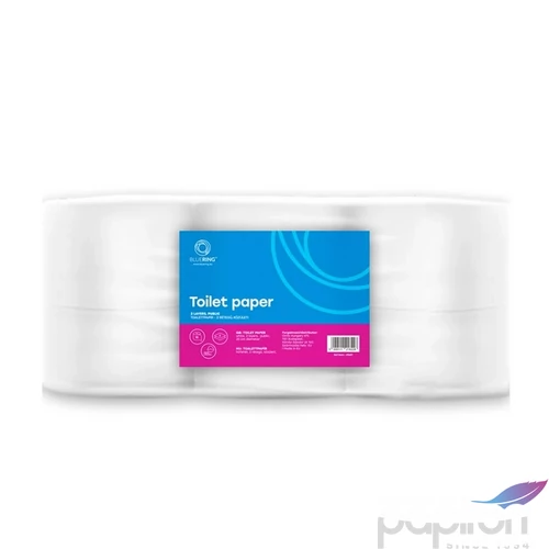 Toalettpapír 2 rétegű 100 % cellulóz 180 m/tekercs 12 tekercs/csomag_Bluering®_20C180P hófe