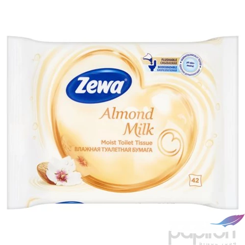 Toalettpapír nedves Zewa 42db ZEWA mandulatej KHHZ29