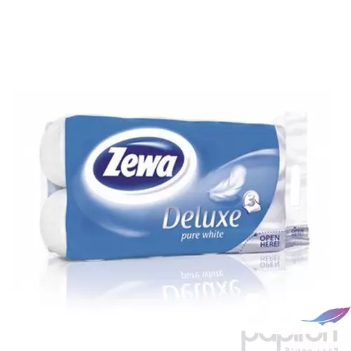 Toalettpapír 3rétegű Zewa 16 tekercses Deluxe fehér 3rétegű