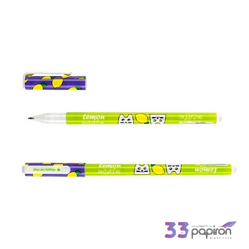 Toll Centrum Fancy 0,7mm Macska, citrom golyóstoll, 83993
