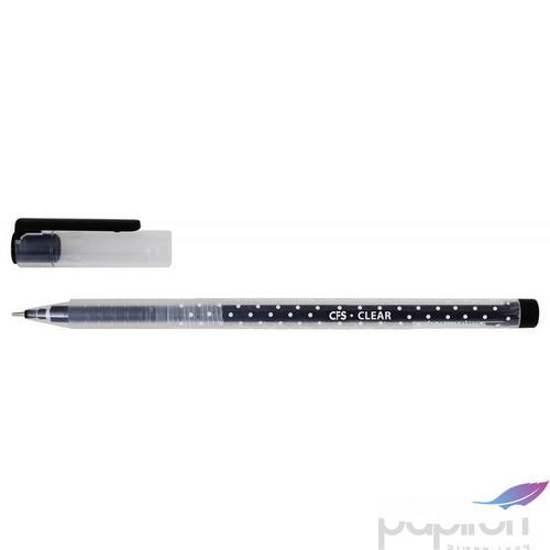 Toll CFS - Cool for School CLEAR 0,7mm kupakos golyóstoll Papiron, kék színű tinta
