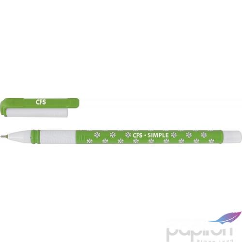 Toll CFS - Cool for School Simple 0,7mm kupakos golyóstoll Papiron, kék színű tinta