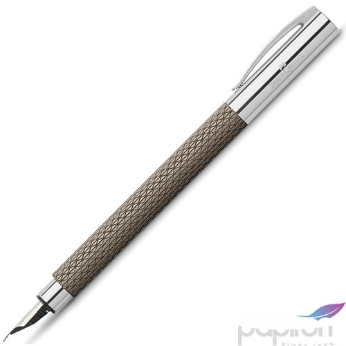 Faber-Castell töltőtoll Ambition -M- opart black sand 147050
