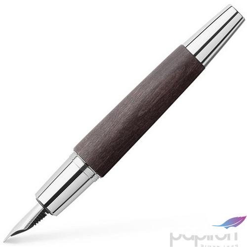 Faber-Castell töltőtoll E-motion -EF- fekete körtefa test 148222