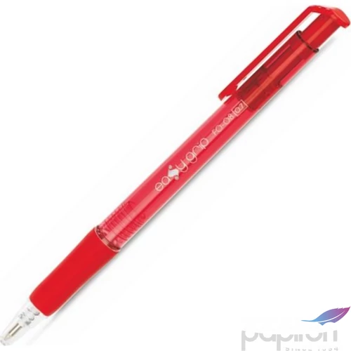 Toll golyós 0,4 Flexoffice EasyGrip nyomógombos piros Írószerek FLEXOFFICE FO-08RED