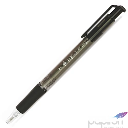 Toll golyós 0,4 Flexoffice. nyomógombos fekete tinta Írószerek FLEXOFFICE FO-08BLACK