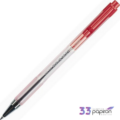 Toll golyós 0,27 Pilot BP-S Matic átlátszó, piros Írószerek PILOT BPS-135F-R