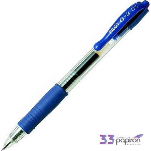 Zseléstoll 0,25 Pilot G-2 nyomógombos toll kék Írószerek PILOT BL-G2-5-L